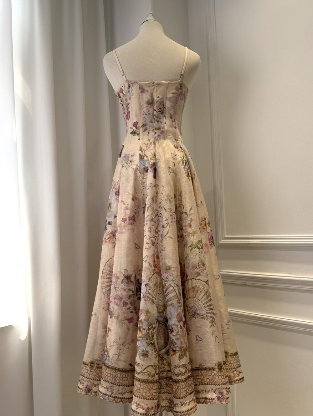 Camilla Corset Dress With Long Flared Skirt - Picture 9 of 16